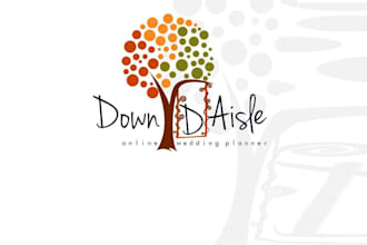 create a monogram and wedding logo for you