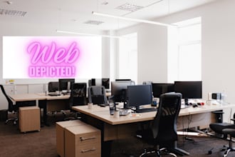 design a custom zoom virtual background in just 24 hours