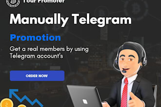 do telegram promotion manually  grown your group and channel
