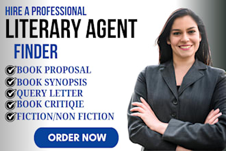 write or edit critique query letter, find top literary agent book proposal pitch