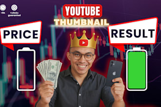 design eye cathcing youtube thumbnail for a very competitive price