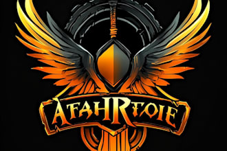 design awesome rpg fantasy or sci fi logo for you