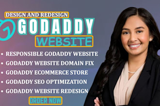 godaddy website design godaddy ecommerce godaddy seo redesign godaddy website