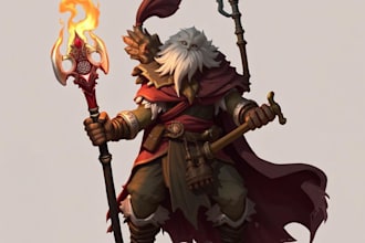 dnd character art and dnd character art