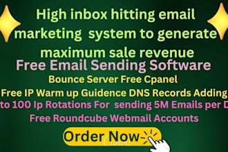 install and configure powermta and kumomta SMTP server for bulk emails sending