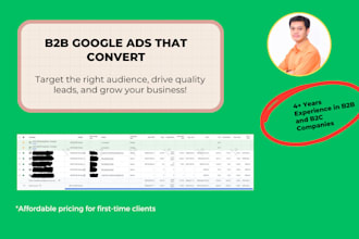 manage your b2b SEM campaign for high quality leads