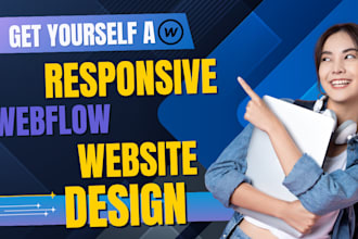 design webflow landing page, webflow website design