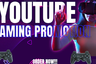 do organic youtube gaming video promotion