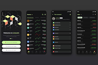 create high usability mobile app UI UX with strong visuals