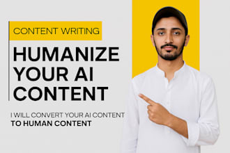manually edit, rewrite and humanize ai written content