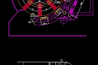 make you technical engineering drawings on autocad 2d