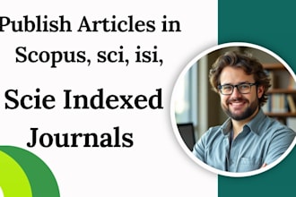 write and publish your article  in scopus ssci scie indexed peer review journals