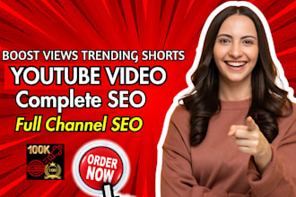 be your youtube video SEO top ranking viral growth, channel manager expert