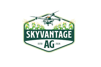 design awesome agricultural drone logo