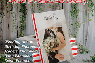 album and photobook design for wedding and event