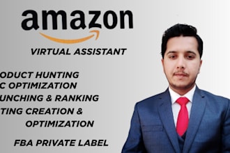be your amazon fba consultant and amazon virtual assistant,  amazon store set up