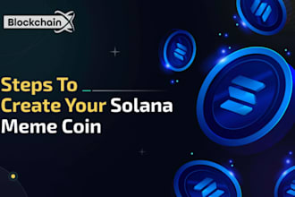 be blockchain developer and create meme coin, web3 dapp, smart contract