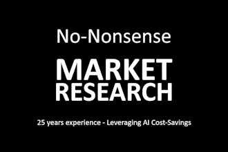 provide market research with 25 years unmatched competitive analysis expertise