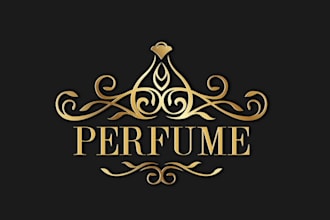 do perfume logo luxury, beauty or any graphics design for your brand
