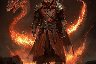 draw your fantasy character illustration