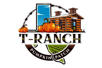 design largest pumpkin patch logo