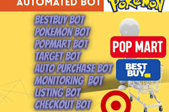 do super fast auto purchase bot, auto buying bot, auto checkout bot