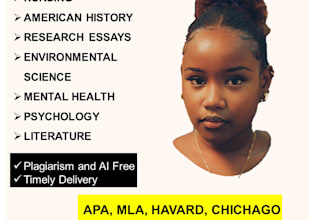 do research on nursing, mental health, psychology, and american history