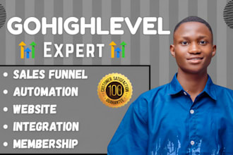 setup gohighlevel CRM automation, gohighlevel sales funnel, landing page, a2p