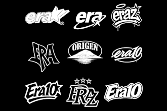 create a streetwear, y2k or opium clothing brand logo design