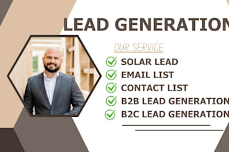generate solar leads and roofing leads through google map