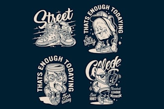 do streetwear logo or any graphics design for your brand