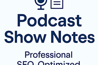 create SEO friendly podcast show notes