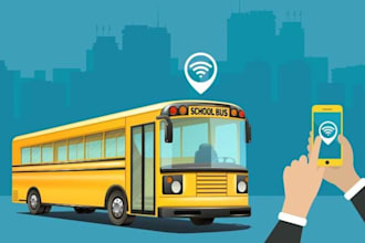 do school bus gps tracking app, lms school management system