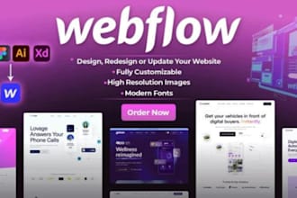 build responsive landing pages in webflow and framer