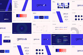 create the brand kit, brand design, logo, brand book