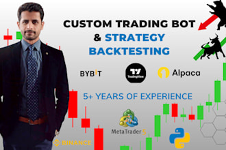 build trading bot and backtest your trading strategies in python
