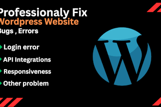 fix wordpress errors, bugs, and issues fast and safely