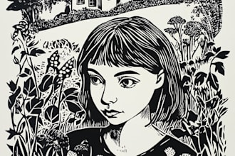 create a custom print linocut