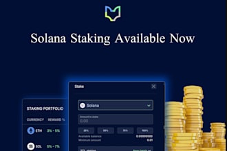 develop a crypto staking platform and smart contract, blockchain developer