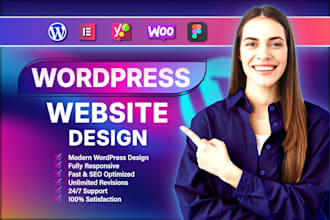 create modern wordpress website business website development