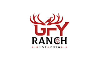 design hunting ranch honey bee producer logo