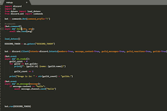 be your python bot, python ai, web automation bots, python script, web scraping