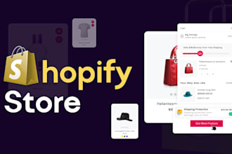 create shopify store design, print on demand, dropshipping