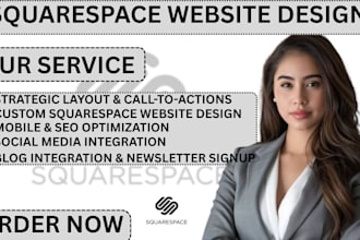 design squarespace  redesign squarespace ecommerce store and landing page
