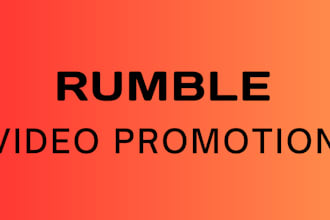 do rumble video promotion