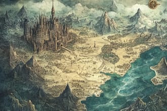 make a fantasy map for your book