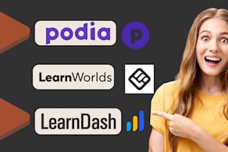 podia online course sales funnel learnworlds podia website thinkific skool podia