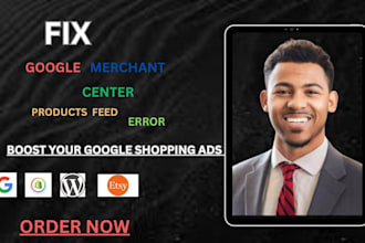 fix products feed error in google merchant center error and boost shopping ads