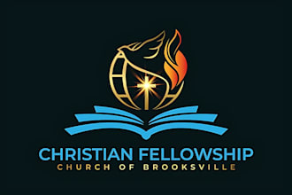 do modern christian ministry religious and church logo