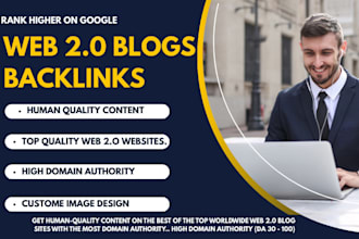 build premium web 2 0 backlinks with human written content and high da sites
